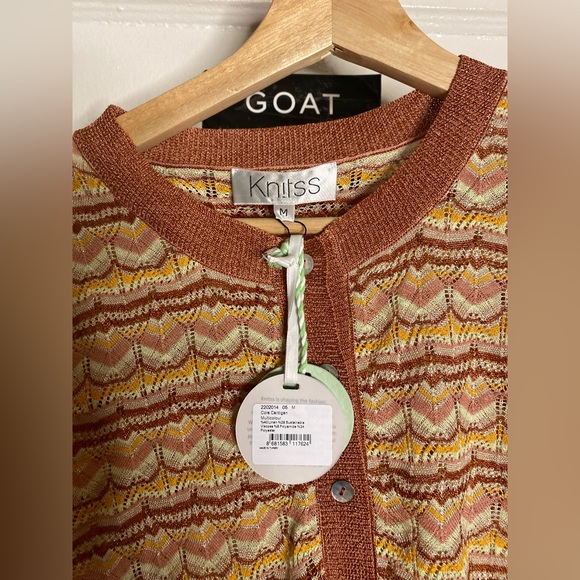 Knitss Cora cardigan multicolor size medium - Picture 3 of 10